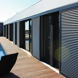 Volet battant en aluminium